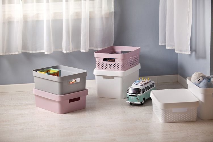 Curver Infinity pojemnik 4.5L z pokrywką jasnoszary model 229387