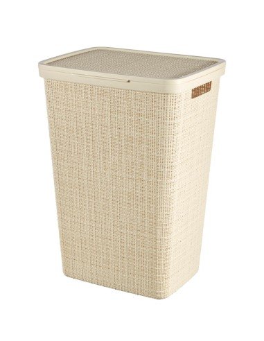 Kosz na pranie 58L Curver Jute kremowy model 245976