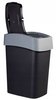 Kosz uchylny Flip 45L Curver czarny szary