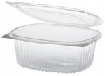 Pojemniki na sałatkę z wieczkiem PET 1500ml owal 50szt Papstar
