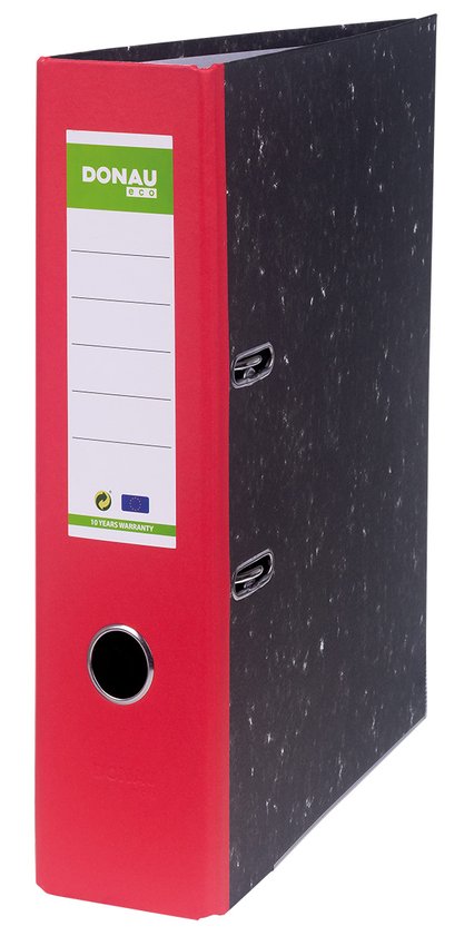Segregator DONAU ECO A4/80mm grzbiet czerwony