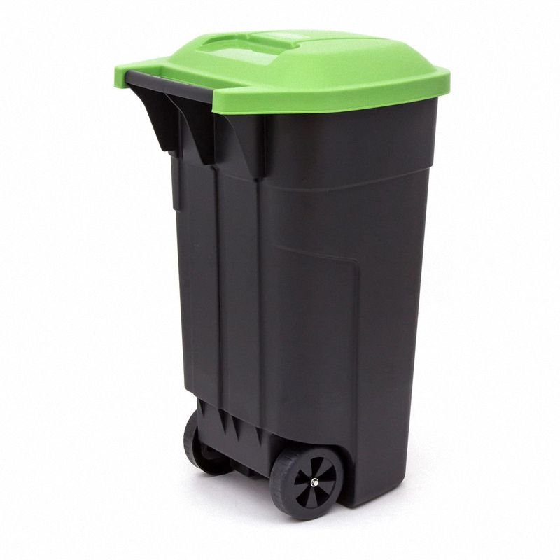 Curver 214125 pojemnik do segregacji 110L czarny zielony