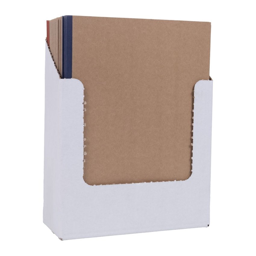 Teczka z gumką OFFICE PRODUCTS Eco Kraft karton A4 300 gsm 3-skrz., mix kolorów