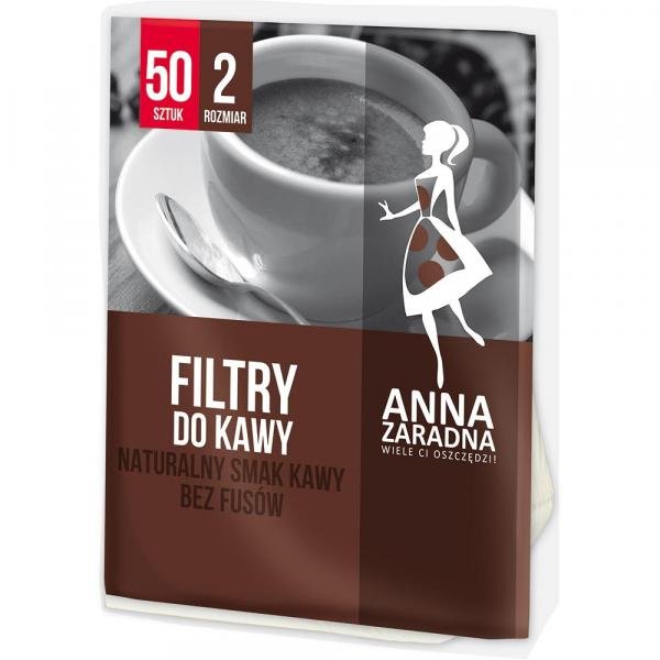 Filtry Do Kawy Nr 2 50szt. /Anna Zaradna
