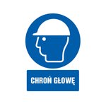 Znak TDC Chroń Głowę  /TDC