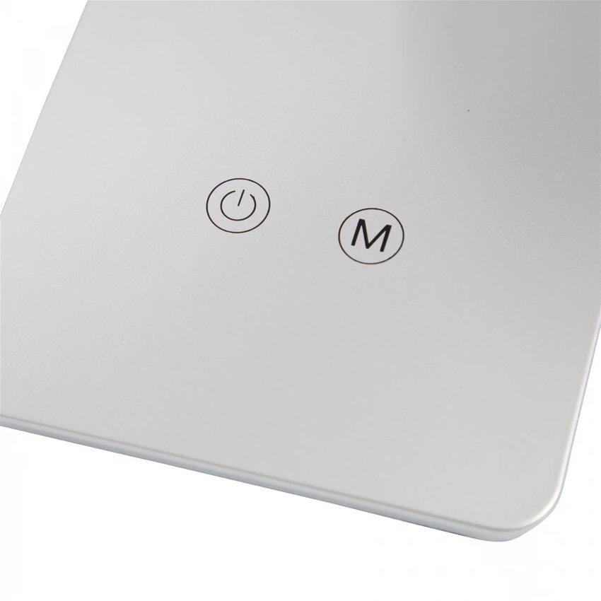 Lampa Biurkowa Led Maulpearly, Możliwość Regulacji Światła Srebrna