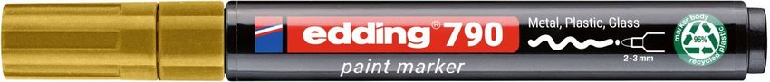Marker olejowy e-790 EDDING PCR złoty