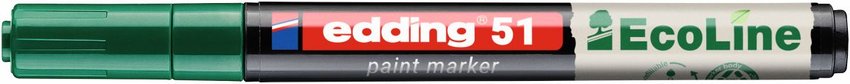 Marker olejowy na bazie wody e-51 EDDING EcoLine 1-2mm zielony