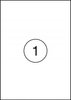 Etykiety Samoprzylepne 210x297mm  /Office Products