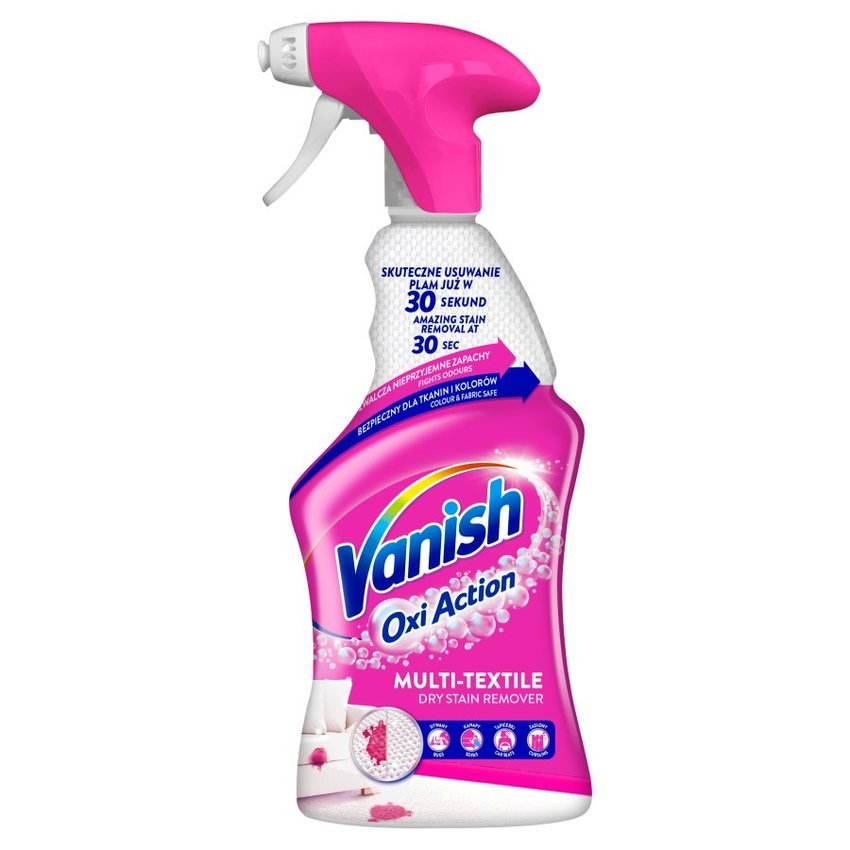Vanish Oxi Action Spray 500ml Odplamiacz do Dywanów i Tapicerki
