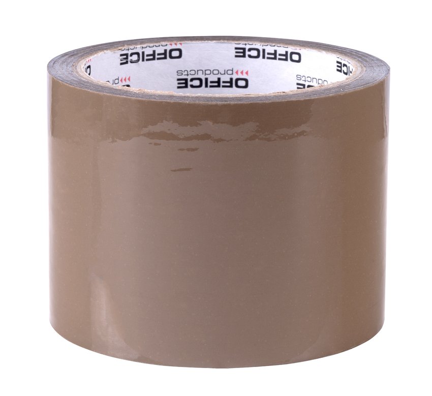 Taśma pakowa OFFICE PRODUCTS 72mm x 60y 36mic 1szt., brązowa