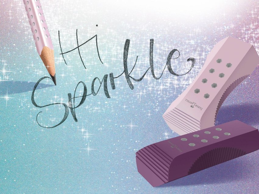 Gumka Do Ścierania Rollon Sparkle Cosmic Mix Kolorów Faber-Castell