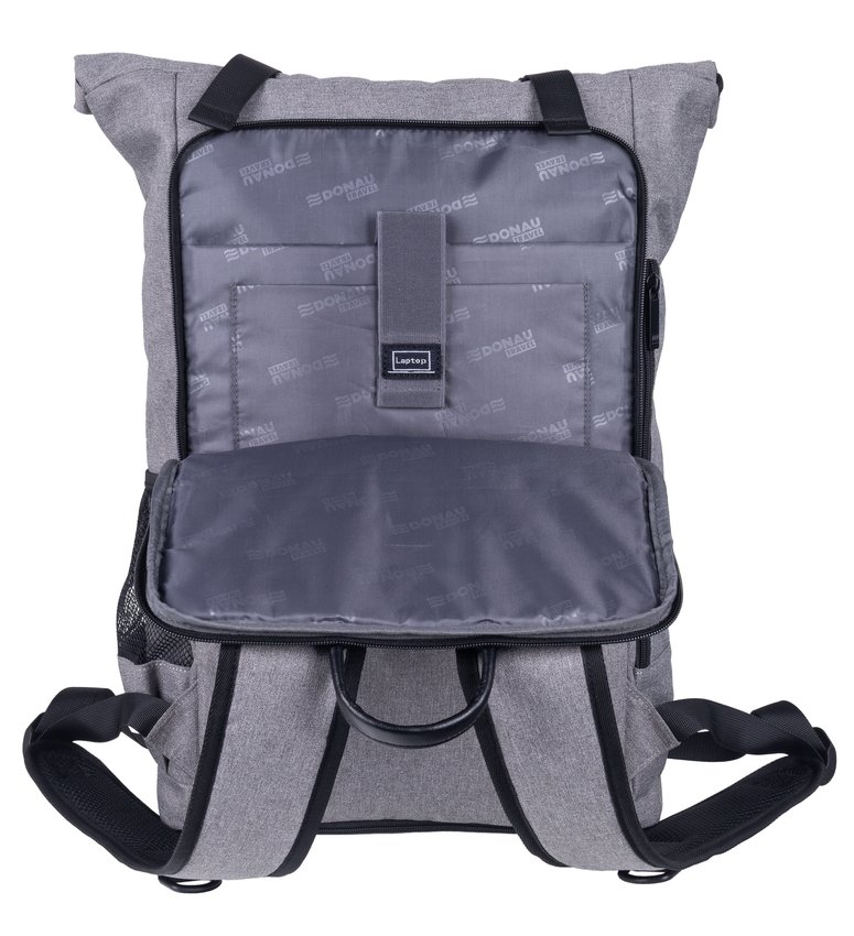 Plecak DONAU TRAVEL London 15,6" 18l szary