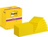 Karteczki samoprzylepne POST-IT® Super Sticky (655-12SSCY-EU), 127x76mm 12x90 kart., żółte