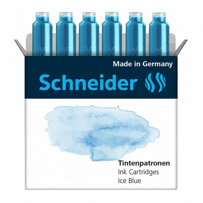 Naboje Do Piór Schneider 6 Szt. Błękitne