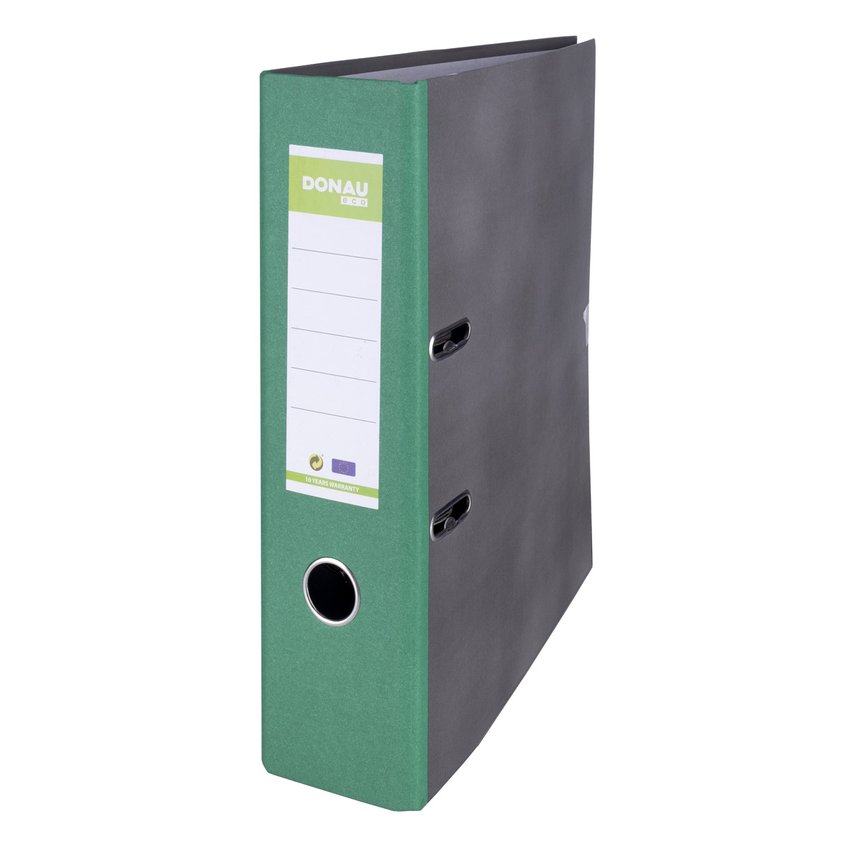Segregator DONAU ECO A4/80mm grzbiet zielony