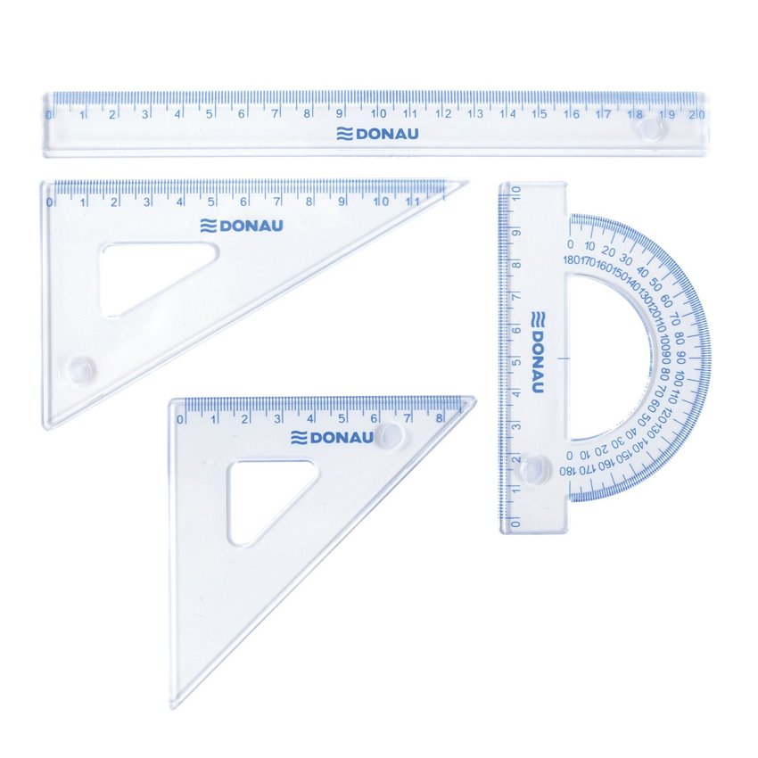 Zestaw Geometryczny Donau Mały Zawieszka Transparentny
