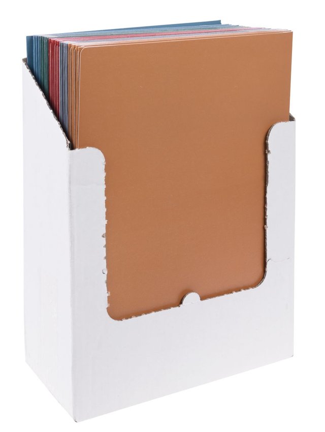 Teczka z gumką OFFICE PRODUCTS Natura karton/lakier A4 300gsm 3-skrz., mix kolorów