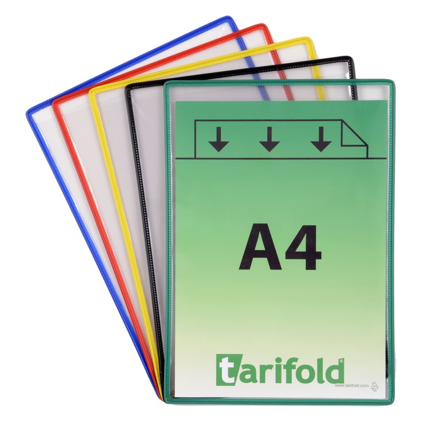 Panel Prezentacyjny Djois X Tarifold A4 Rotary Revo 5 Szt. Czarny