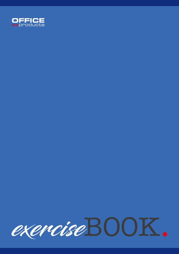 Zeszyt szkolny OFFICE PRODUCTS A5 w kratkę 60 kart., 60gsm mix kolorów