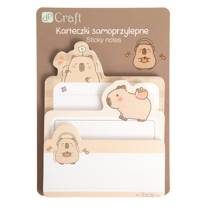 Karteczki Samoprzylepne 3szt. Kapibara /DpCraft