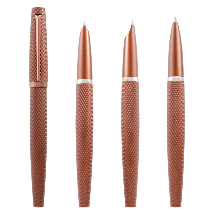 Pióro kulkowe DIPLOMAT Viper guilloche brązowe