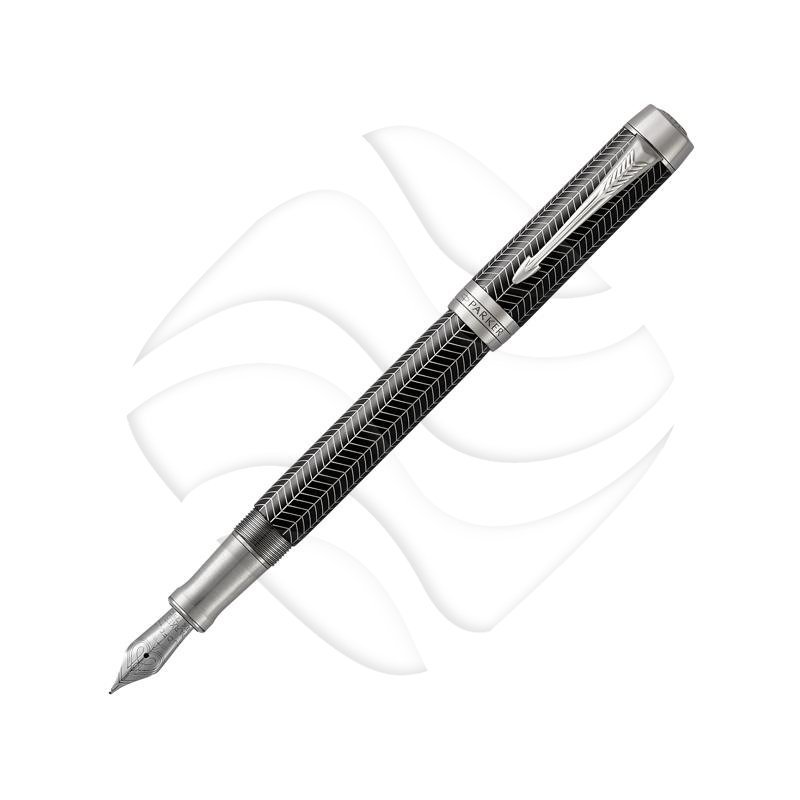 Parker Pióro Wieczne Centennial Duofold Prestige Czarne Chevron CT FP (M) [1945412]