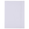 Teczka z gumką OFFICE PRODUCTS Budget karton A4 250gsm 3-skrz., biała