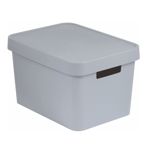 Pojemnik Infinity 17L z pokrywką jasnoszary Curver 229241