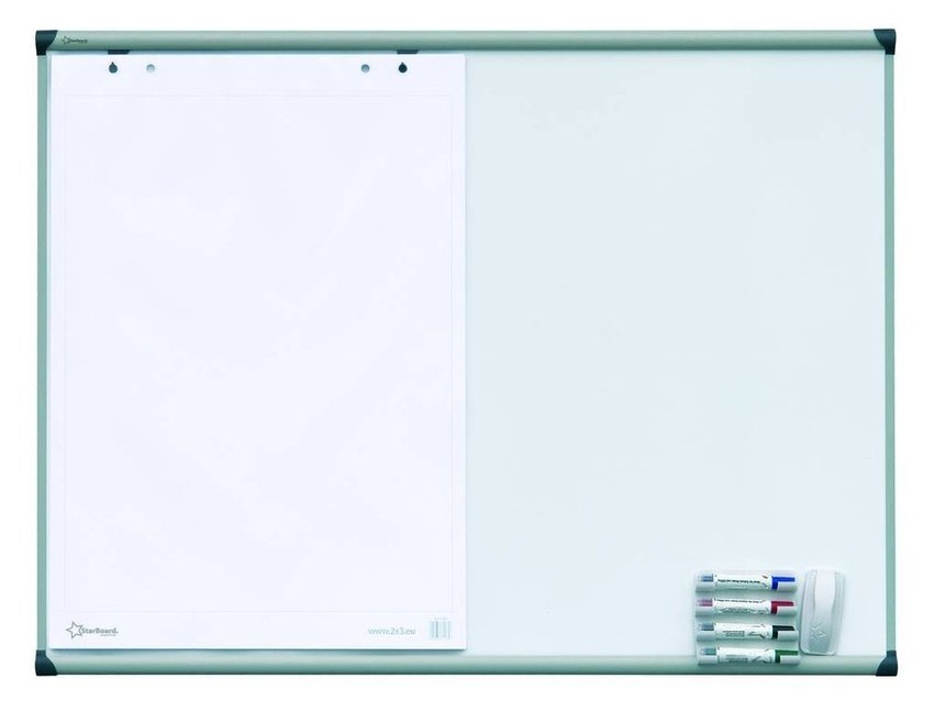 Tablica Such.-Mag. 120x90 StarBoard Alu Lak. /2x3
