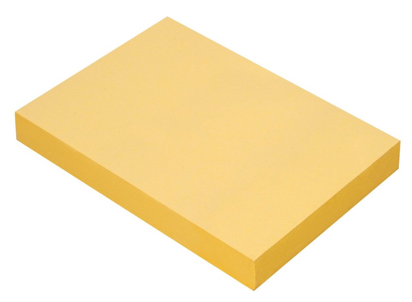 Bloczek Samoprzylepny 50x75 100k Żółty /Memobe