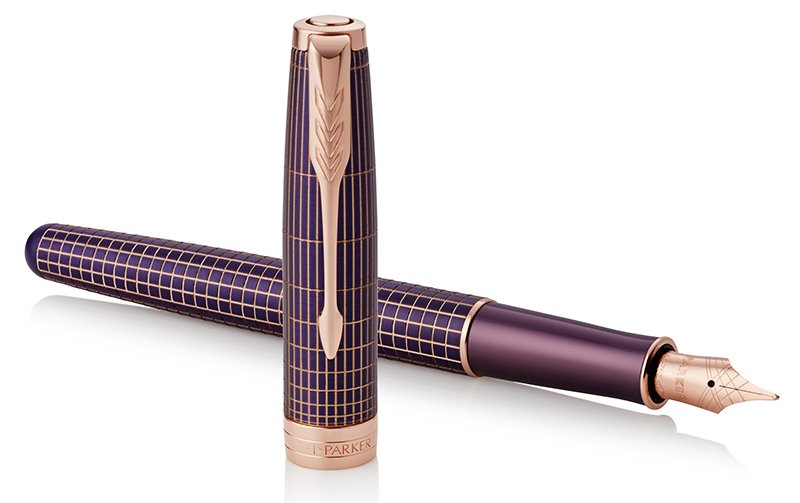 Parker Pióro Wieczne Sonnet Premium Chiselled Fioletowe PGT(18k) FP (M) [1931543]