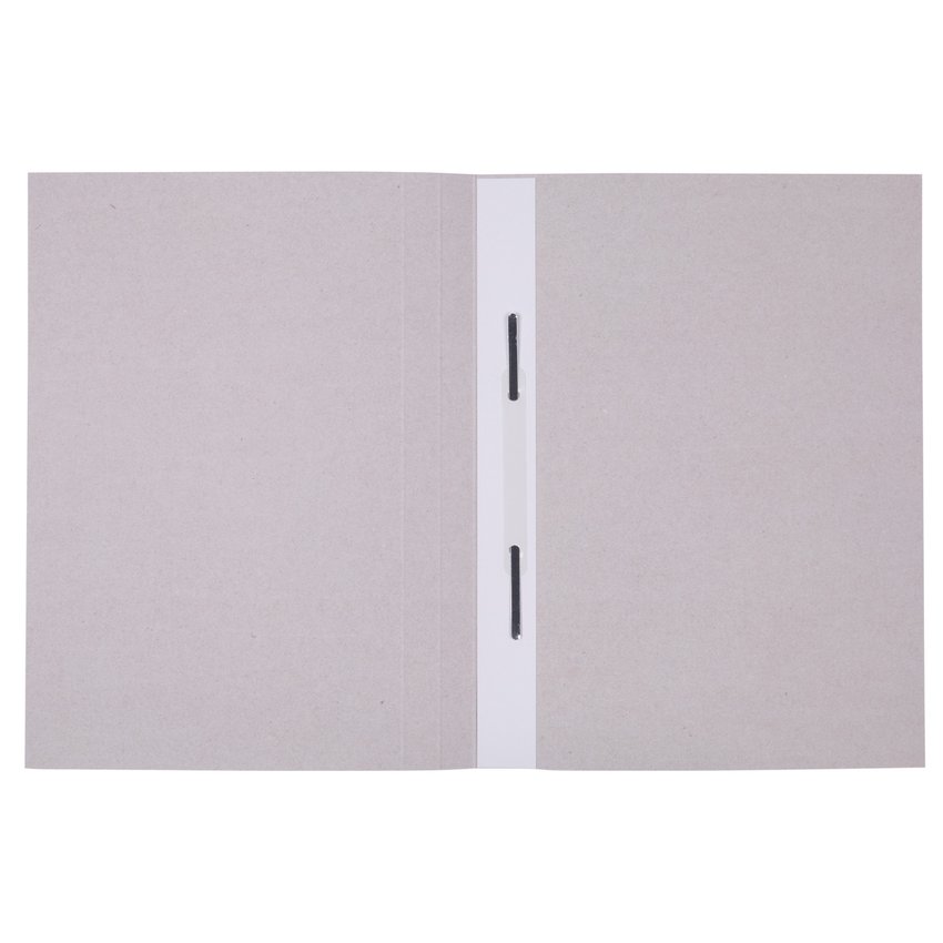 Skoroszyt OFFICE PRODUCTS Budget karton z listwą nadruk A4 250gsm biały