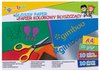Zeszyt papierów kolorowych błyszczących GIMBOO A4 10 kartek 80gsm mix kolorów