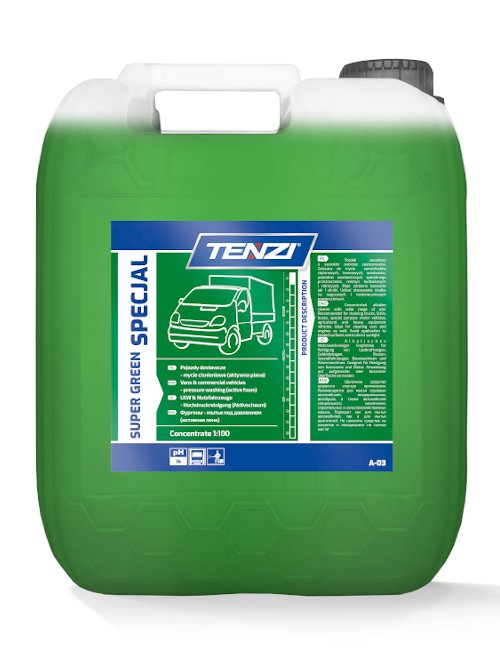 Tenzi piana aktywna Super Green do ciężarówek 10L