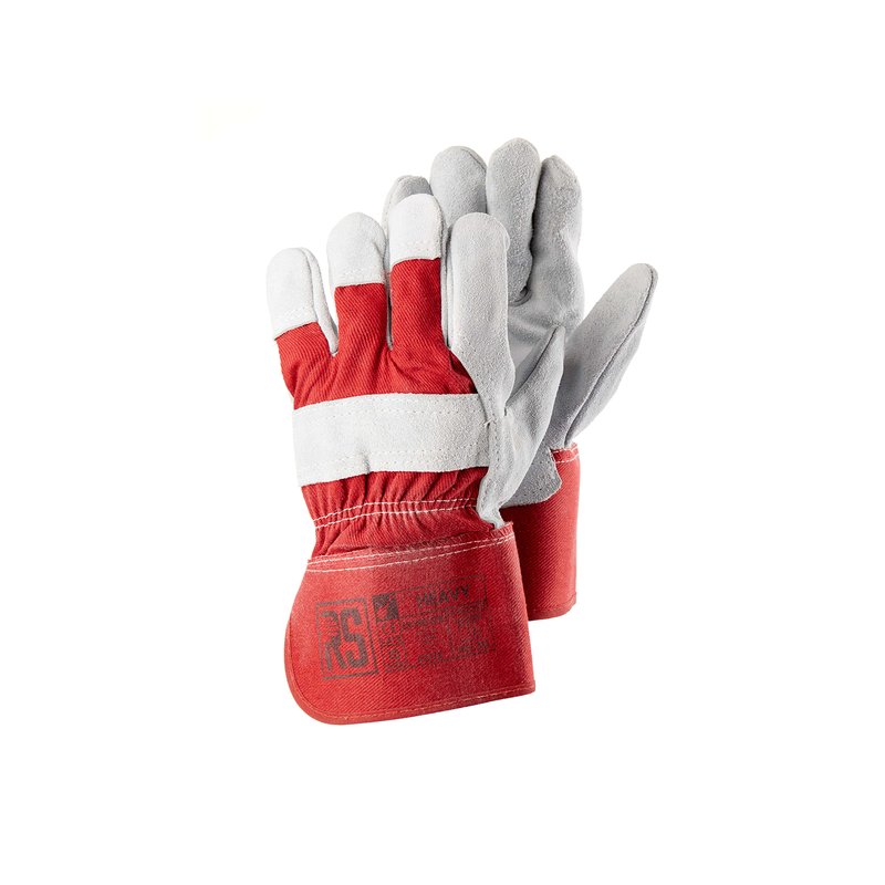 Rękawice RS Heavy Typu Doker Rozm.10 Czerwono-Białe  /RS-Schutz