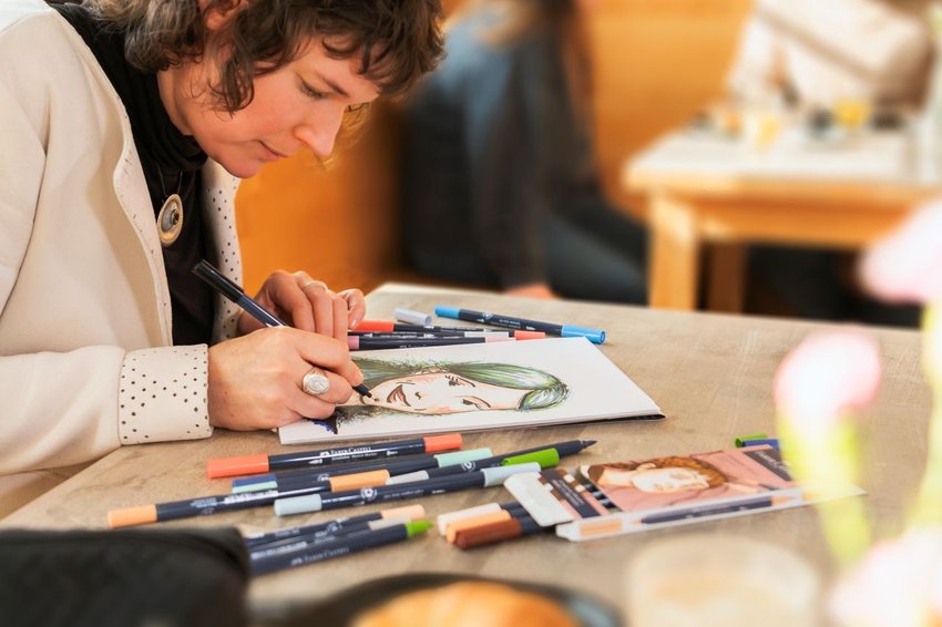 Pisak Goldfaber Sketch Dwustronny, Kolor 183 Faber-Castell