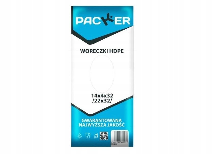 Woreczki HDPE 14/4/32 (D) /Packer