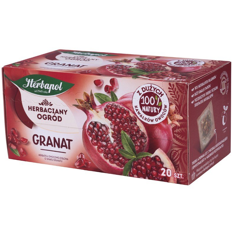 Herbata Herbapol Herbaciany Ogród 20 Torebek Granat