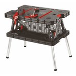 Składany stół Curver WORK TABLE 237005 czerwony czarny szary