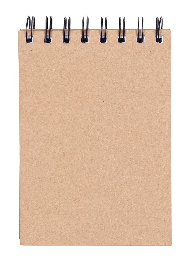 Kołonotatnik OFFICE PRODUCTS craft A6 w kratkę 80 kart., 80gsm brązowy