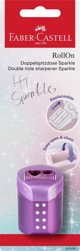 Temperówka Podwójna Rollon Sparkle 1 Sztblister Faber--Castell