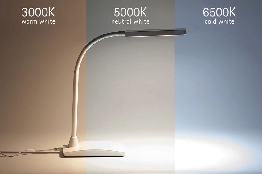 Lampa Biurkowa Led Maulpearly, Możliwość Regulacji Światła Biała