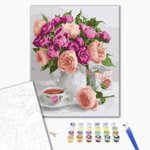 Malowanie po numerach BRUSHME 40x50 cm fioletowa martwa natura 1 szt., w pudełku