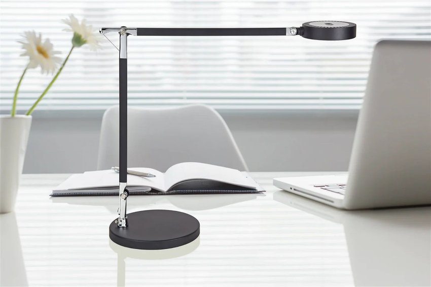Lampa Biurkowa Led Maulgrace, Możliwość Regulacji Światła, Czarna
