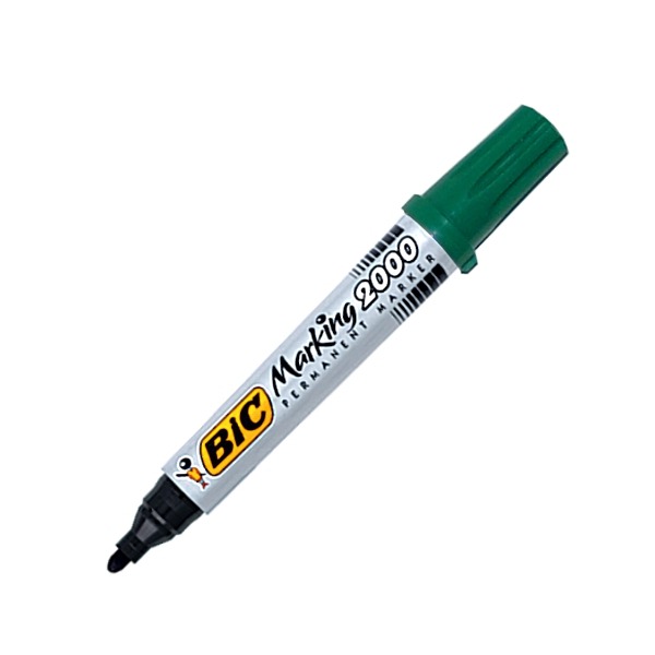 Marker Permanentny Bic 2000 Okrągły Zielony