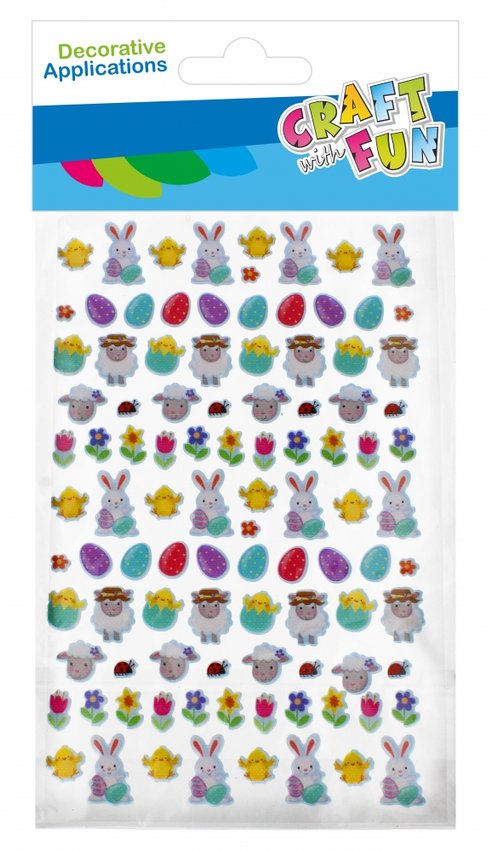 Naklejki Puffy 100szt mini Wielkanoc /Craft With Fun