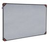 Tablica Filcowa Memobe Idea Edge All Black, Powierzchnia Popielata, Rama Aluminiowa Czarna, 90X60 Cm