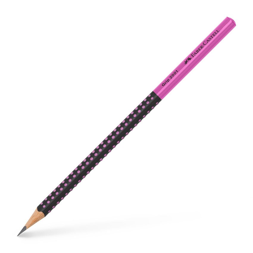 Ołówek Grip 2001 Two Tone Czarny/Różowy Faber-Castell