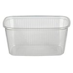 Zestaw 100 sztuk pojemników PP 250ml czworokątnych Papstar